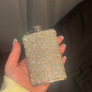 Guess Multicolor Rhinestone Flask